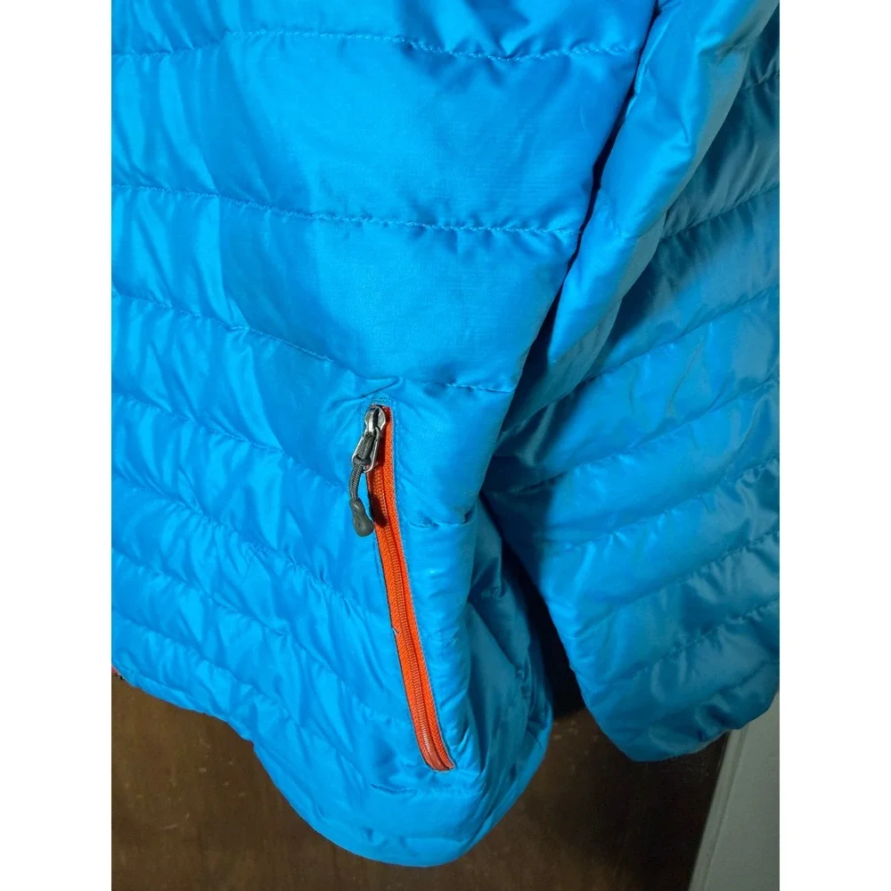 Patagonia Down Sweater Mens XL Blue EUC Full Zip Quilted Puffer
